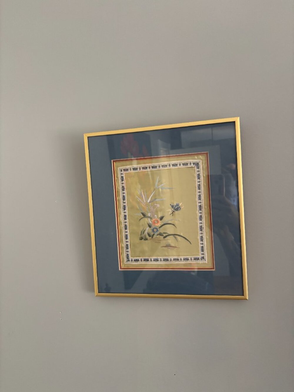 Vintage Silk Embroidery - Framed - Picture 2 of 9
